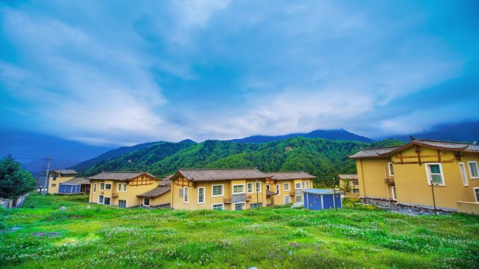 川西风光牛背山延时