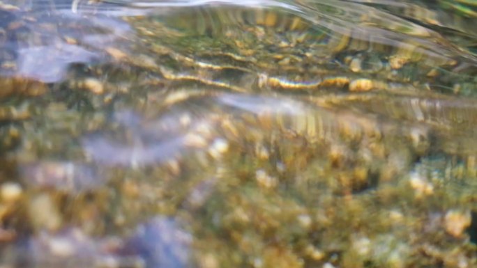 河边流水河流河水小溪山泉泉水水流升格大自