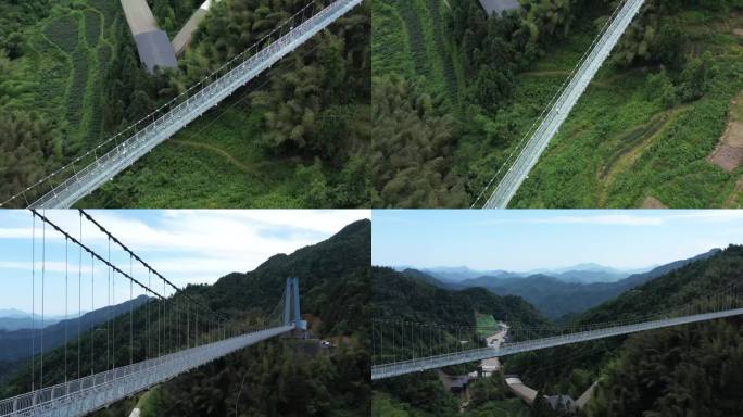 云台山  吊桥  山里的吊桥
