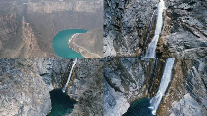 大峡谷瀑布延时摄影旅游宣传片
