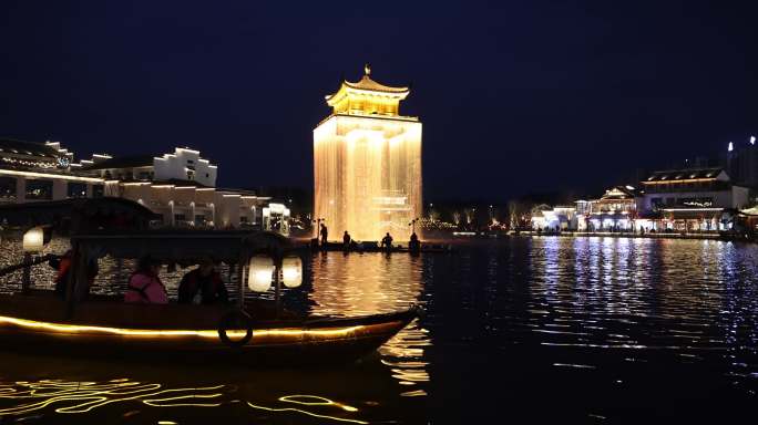 江西上饶婺源婺女洲夜景