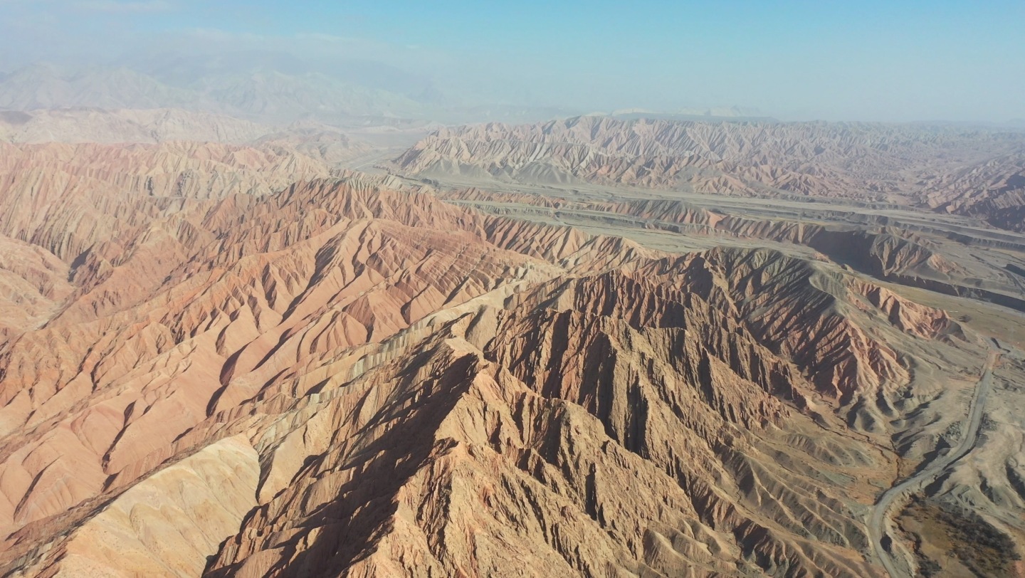 新疆克州  丹霞地貌   4K航拍