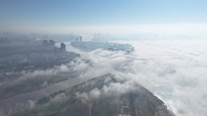 小城市平流雾