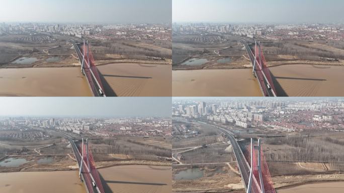 黄河大桥 航拍
