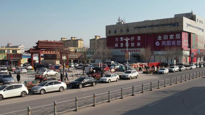 河口区城市街景解锁中国河口站