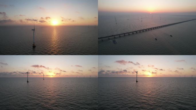东海大桥日落