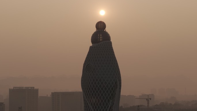 雅安市雨城区城市建设夕阳雅鱼