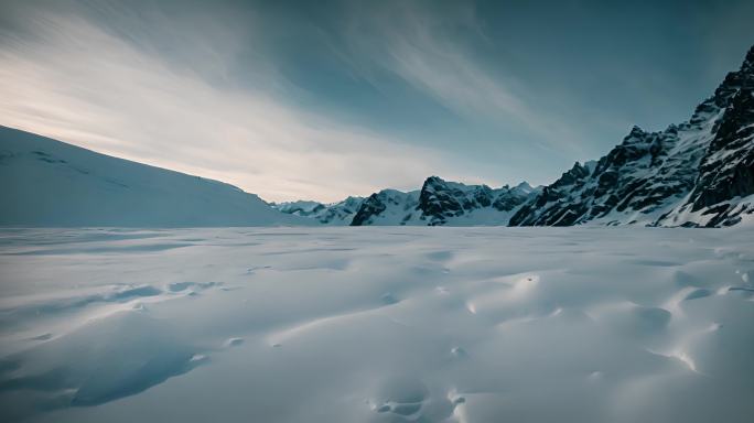 南极光 雪原冰山