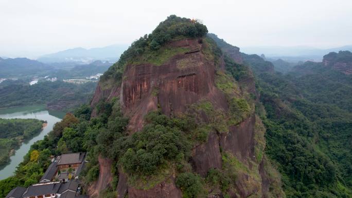 韶关丹霞山自然风光丹霞地质地貌锦江山水