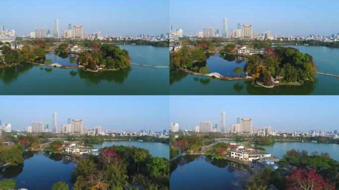 惠州西湖迎仙桥芳华洲西湖宾馆大景