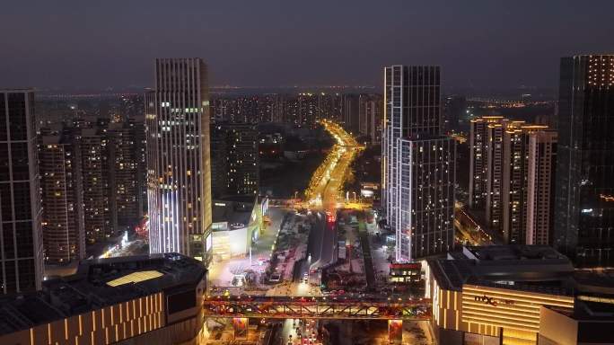 南京城北万象汇夜景