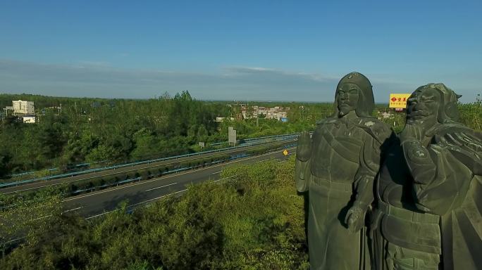 谷城高速路口地标