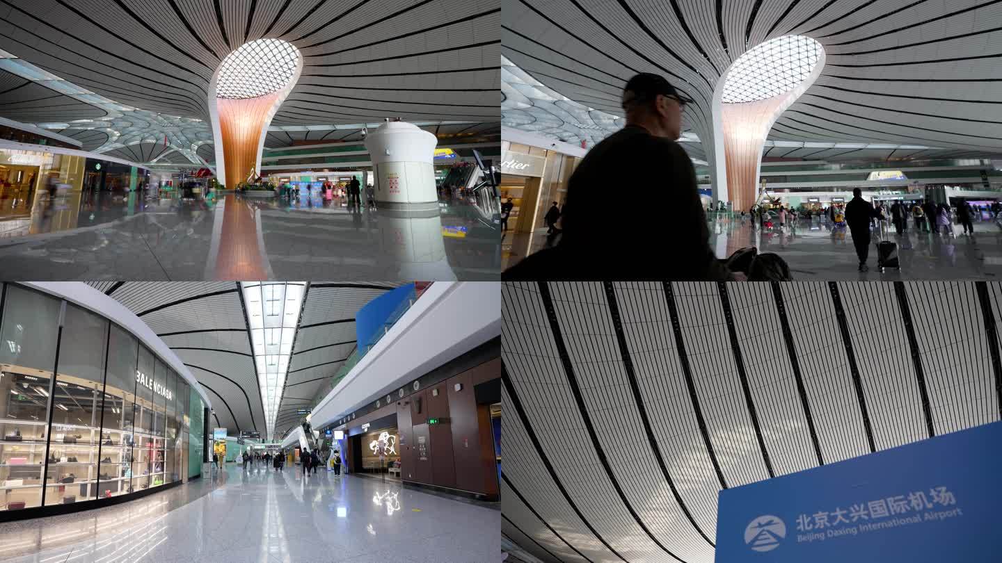 4K北京大兴国际机场候机楼空镜4