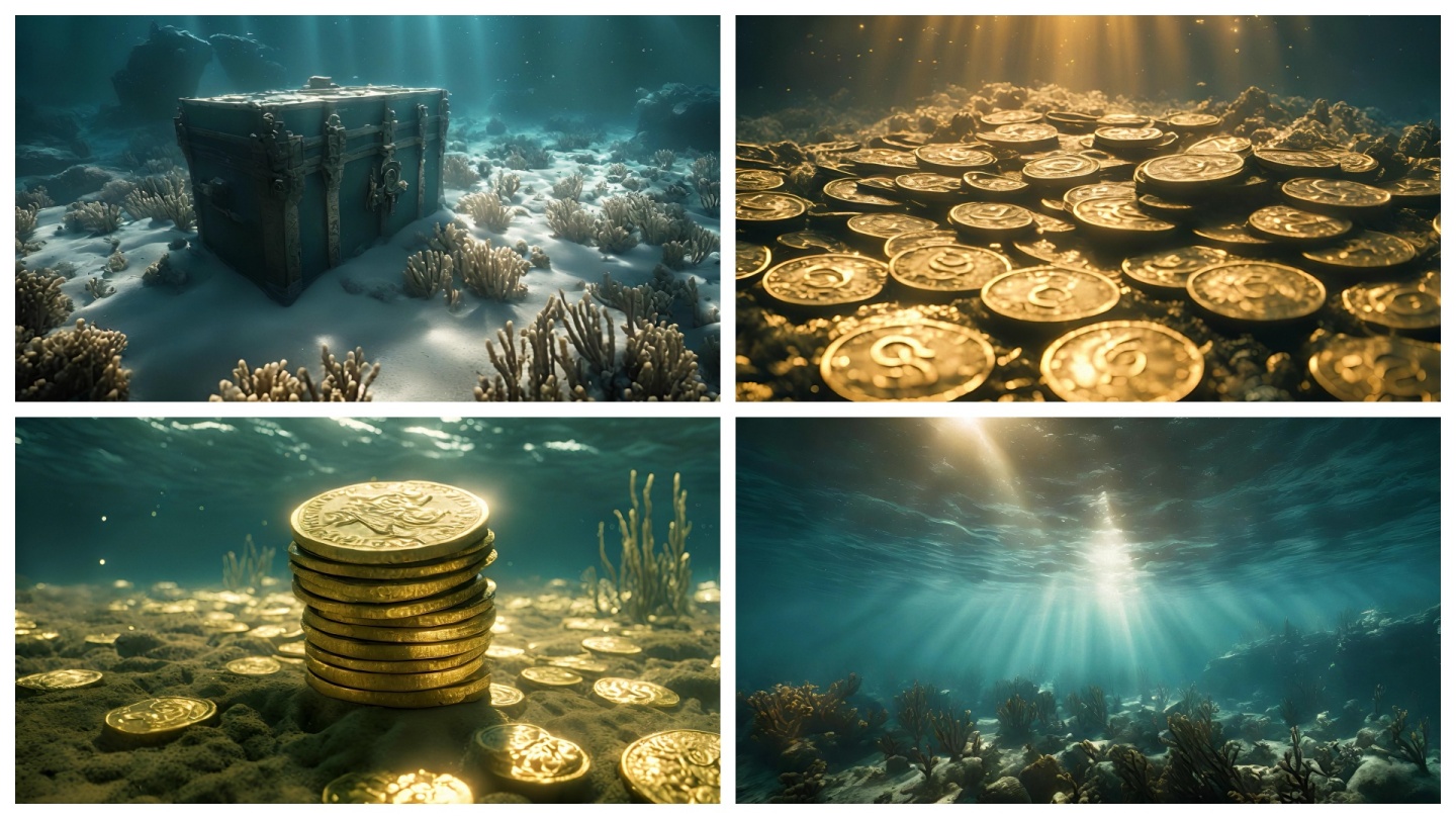 海底宝藏 金币