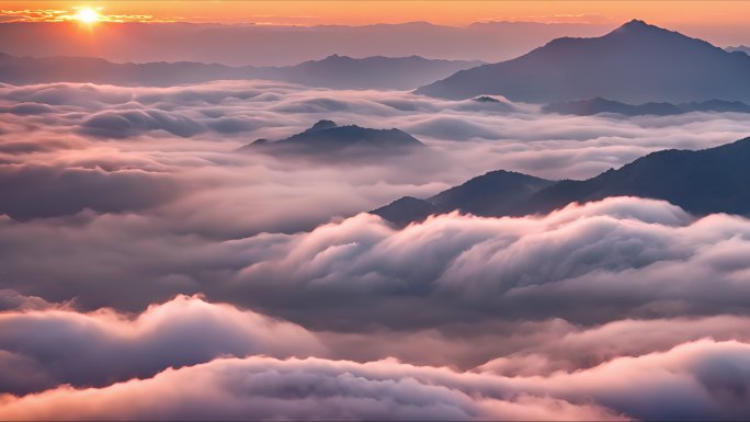 大自然山川河流雪山日出片头合集