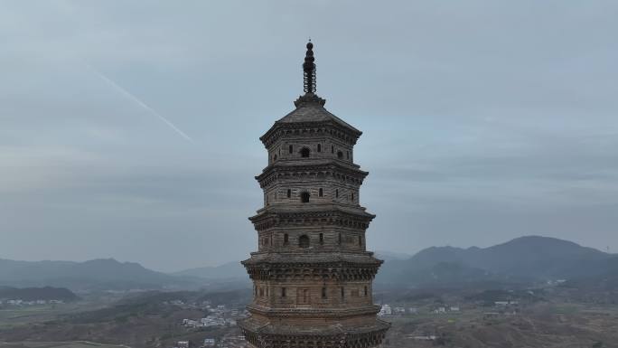 黄冈麻城九龙山世界地质遗迹点柏子塔航拍3