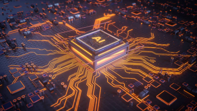 AI智能5G芯片高端主板电路科技发展
