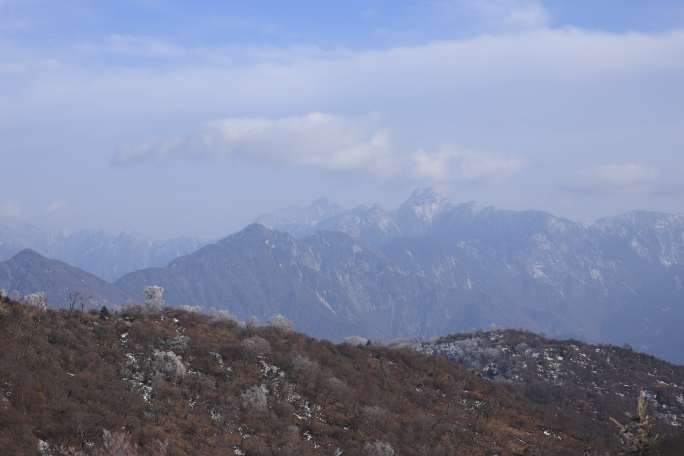 冬天雪山 冬天风景