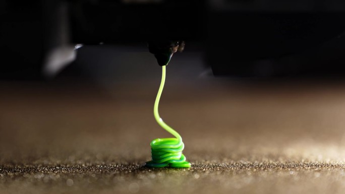 3D打印机喷嘴清洗过程