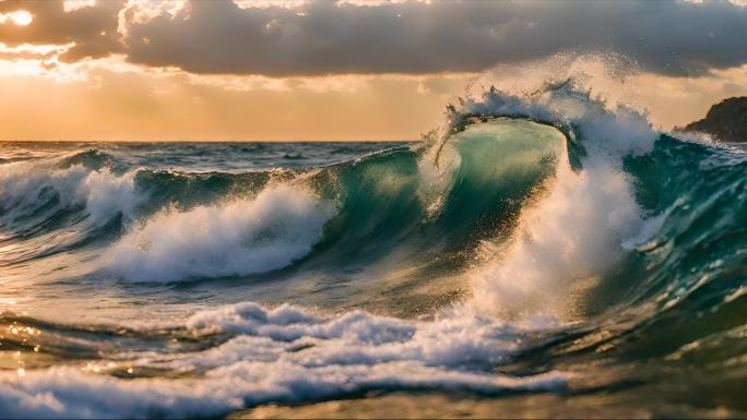 大海 海浪 海浪潮 波涛汹涌  乘风破浪