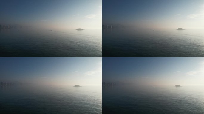 惠州惠东双月湾航拍风光