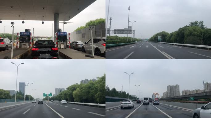 原创延时 人眼视角 上海开车