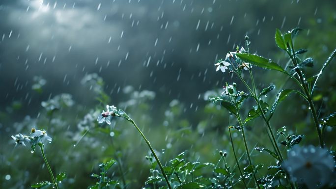 谷雨 雨水 春天雨下雨 雨水24节气