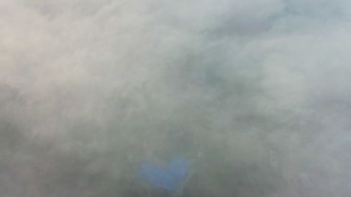 广西乡村 云海日出 低层云雾3