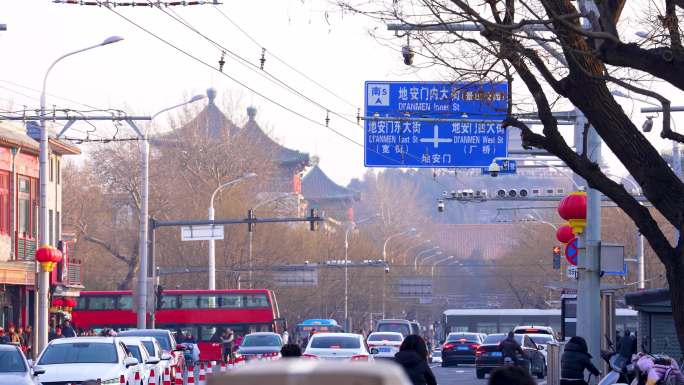 4K北京城市人文空镜5