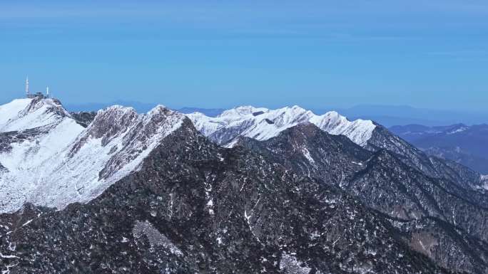 【原创素材】5K航拍延时大理苍山唯美雪景