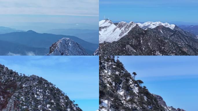 【原创素材】5K航拍延时大理苍山唯美雪景