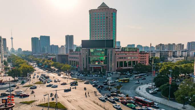 株洲长江广场天台路延时