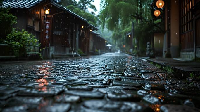 谷雨 雨水 春天雨 下雨 石狮子 清明节