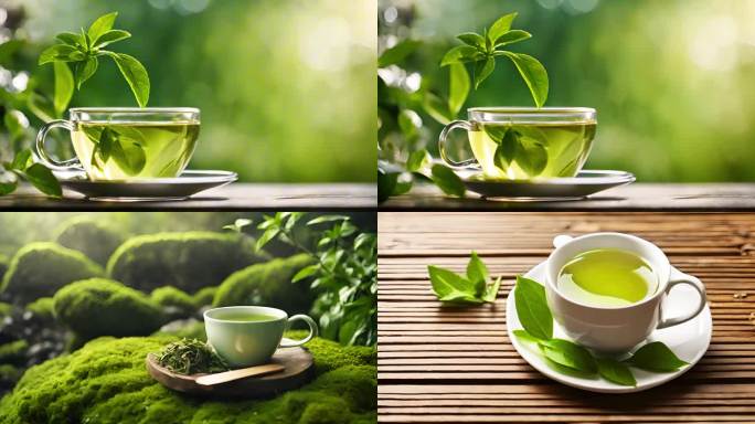 倒茶水茶道茶艺喝茶品茶一杯茶空镜素材