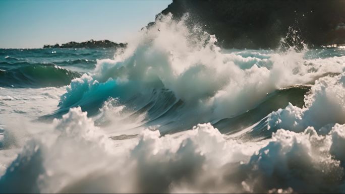 海浪 海浪潮 波涛汹涌 巨浪 乘风破浪