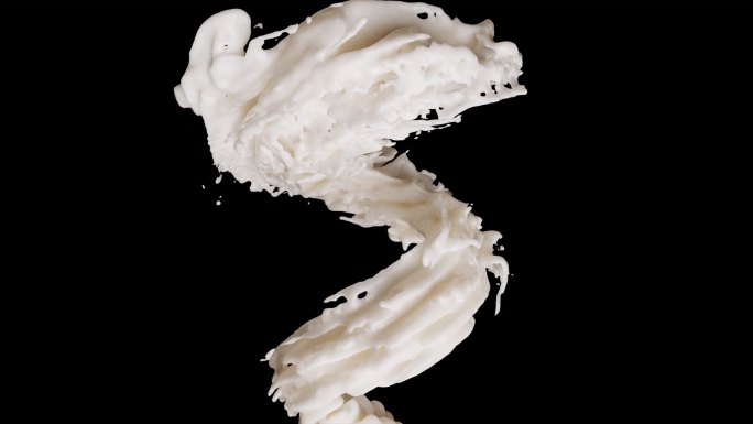 牛奶酸奶乳制品流体液体带通道