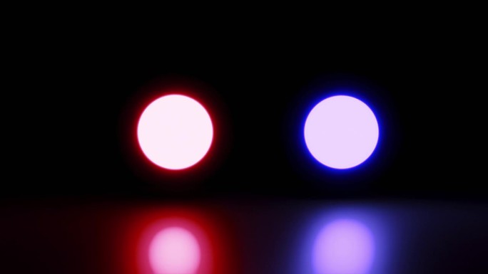 发光球在镜面上变色，可循环无限