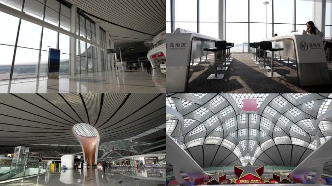 4K北京大兴国际机场候机楼空镜9