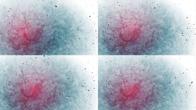 红蓝杂色纹理抽象运动背景与黑色粒子