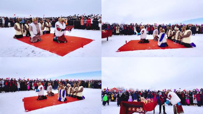 齐齐哈尔市梅里斯区第七届冬捕节祭祀仪式