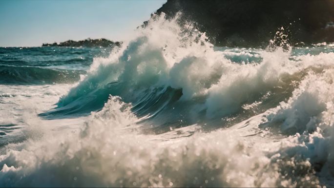 海浪 海浪潮 波涛汹涌