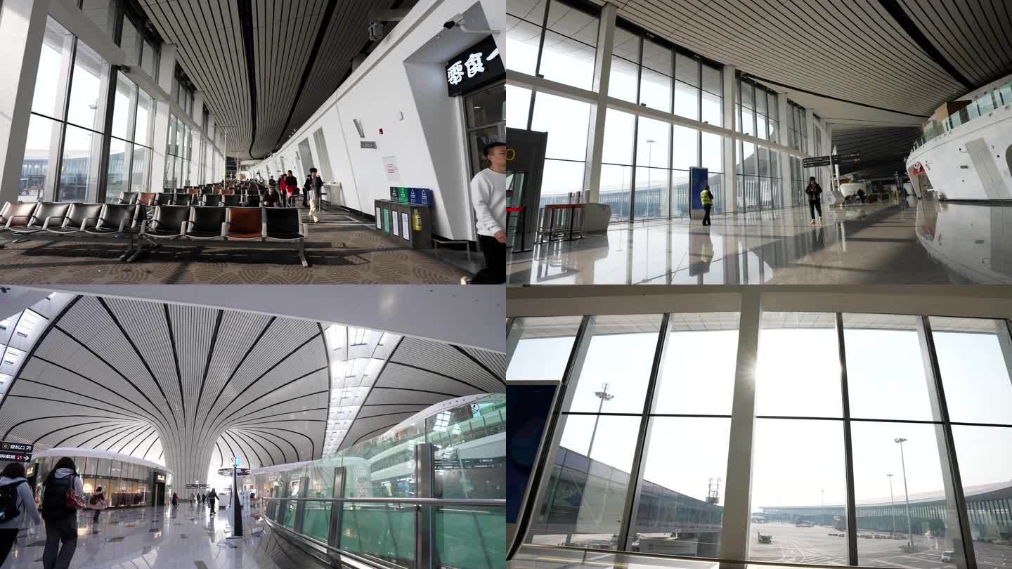 4K北京大兴国际机场候机楼空镜8