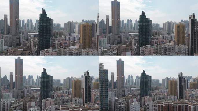 香港公寓鸟瞰图4K旅游宣传片广告视频素材