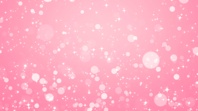 循环浪漫粉色粒子光斑背景