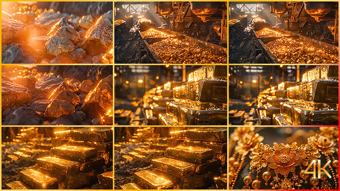 金矿开采 黄金 贵金属交易 金银珠宝首饰