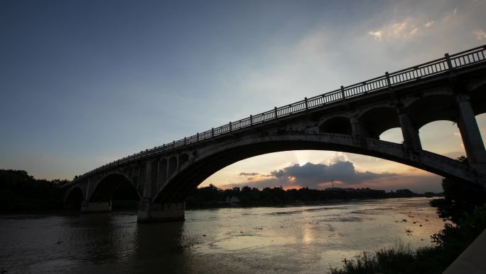 2-高埗延时-高埗大桥-老桥-夕阳