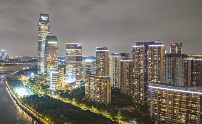 广州琶洲保利夜景延时_05