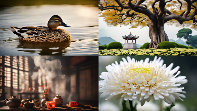 春天清明自然景观