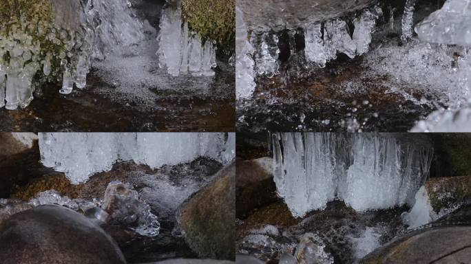 冰雪融化溪流 成河