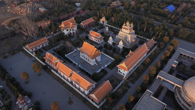 河南洛阳白马寺航拍4k高画质